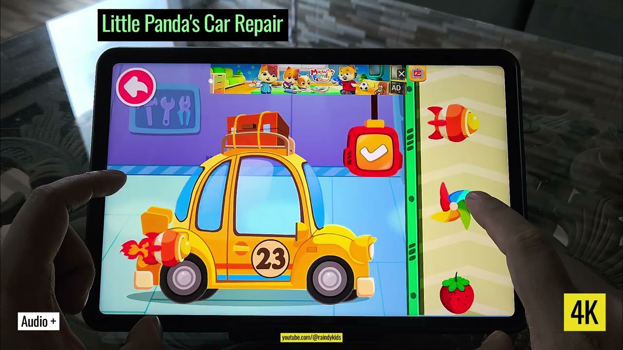 Little Panda's Car Repair | Android Game for Kids | Gameplay