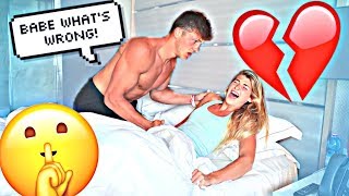 SLEEP PARALYSIS PRANK ON FIANCE *CUTE REACTION*