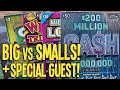 💰 LOTS OF WIN$! BIG vs SMALLS +  SPECIAL GUEST! 🤑 $110 TEXAS LOTTERY Scratch Offs