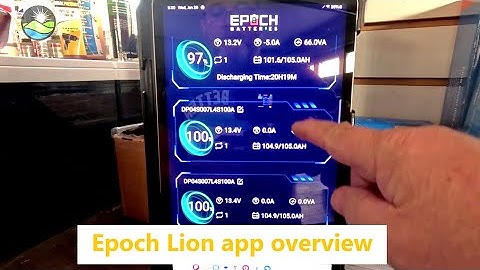 Epoch batteries Lion app overview, tips and troubleshooting