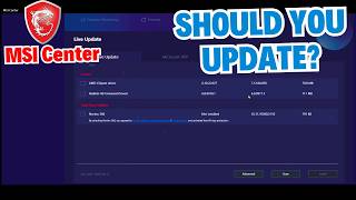 MSI Center AMD Driver &amp; Realtek Audio Update: Should You Install It?