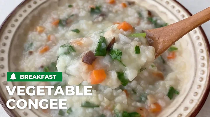 how to make vegetable congee 山药蔬菜粥|healthy bowl recipes #porridge #breakfastrecipe #veggie #Shorts