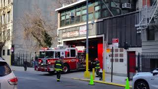 FDNY Engine 28 "LOS BOMBEROS Returning To Quarters East Village NYC