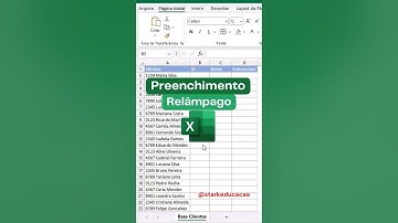Preenchimento Relâmpago no Excel | #shorts #excel