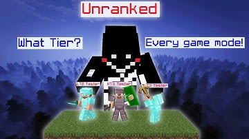 I Tier Tested In Every Minecraft PvP Gamemode For The First Time!!