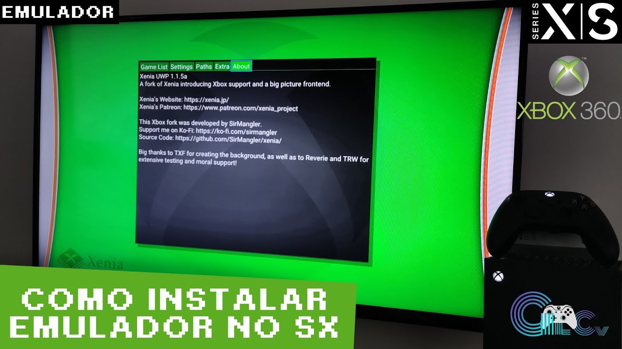 Como instalar emulador de Xbox 360 Xenia no Xbox Series X|S ou qualquer ...