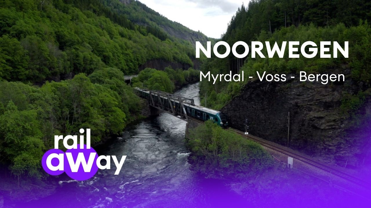 Noorwegen: Myrdal - Bergen. Eén van de mooiste treinreizen ter wereld! | Rail Away 🛤️