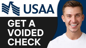 HOW TO GET A VOIDED CHECK FROM USAA (2025)