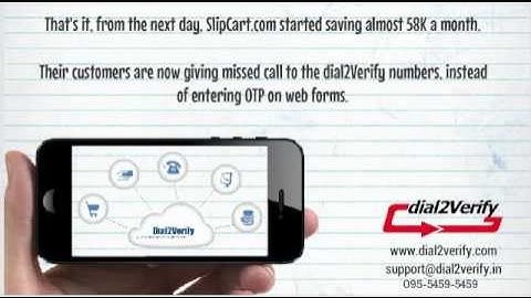 Dial2Verify - Missed Call For Phone Number Verification - eCommerce