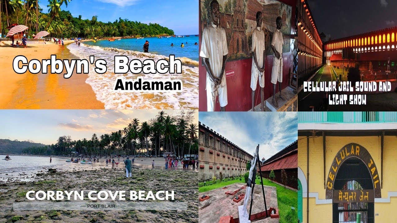 [ANDAMAN 2] Unveiling Kala Pani & Corbyn's Cove Beach: Palm-Fringed Paradise, Water Sports Thrills!​