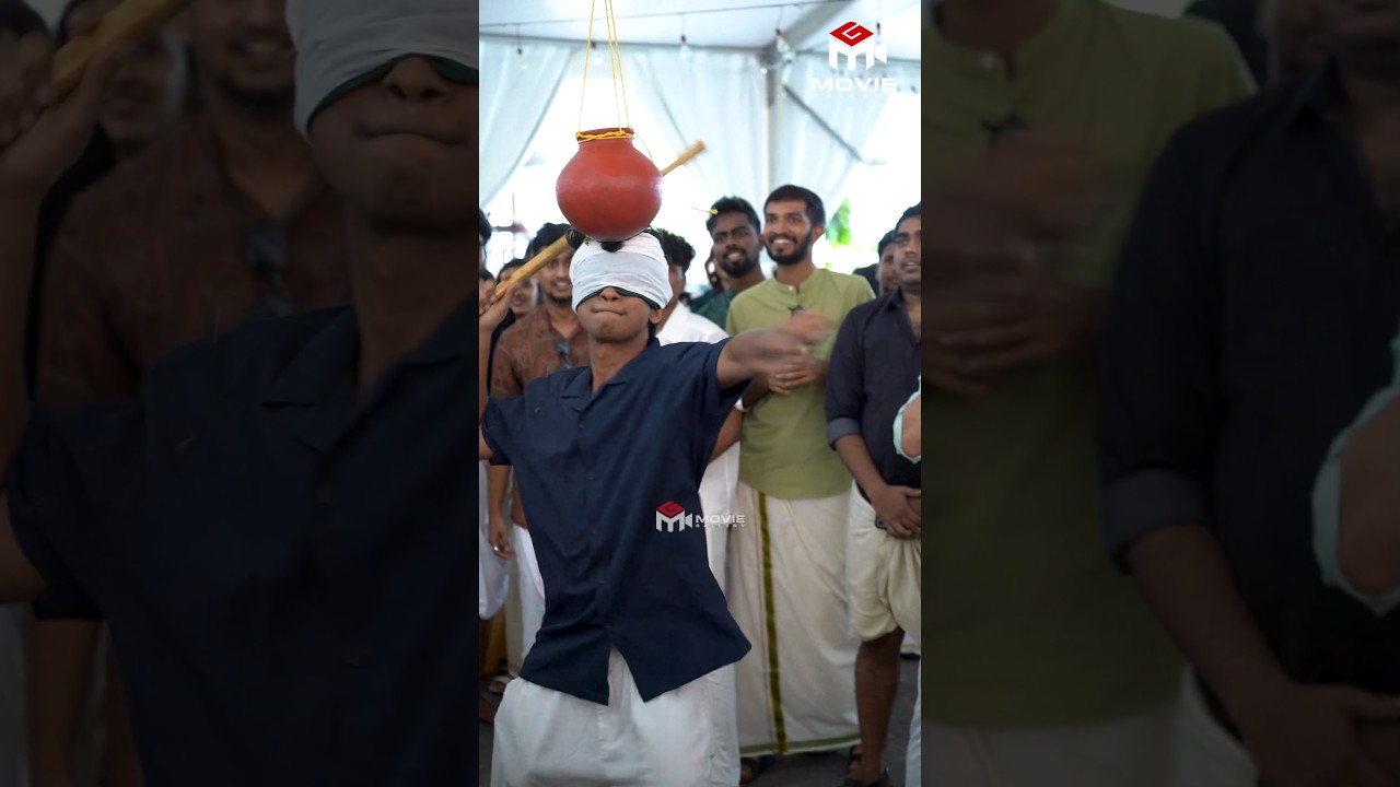 നമ്മുടെ പിക്കപ്പ് ലൈൻ രാജാവല്ലേ ഇത് 😂 | Sahasam Movie Team | Onam Celebration | Movie Gallery