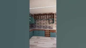 Kitchen with open Dining | Courtyard layout Plan |