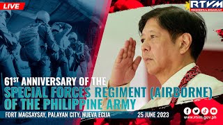 61st Anniversary of the Special Forces Regiment (Airborne) of the Philippine Army 06/25/2023