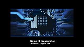 Computer Scheme PowerPoint Template by PoweredTemplate.com