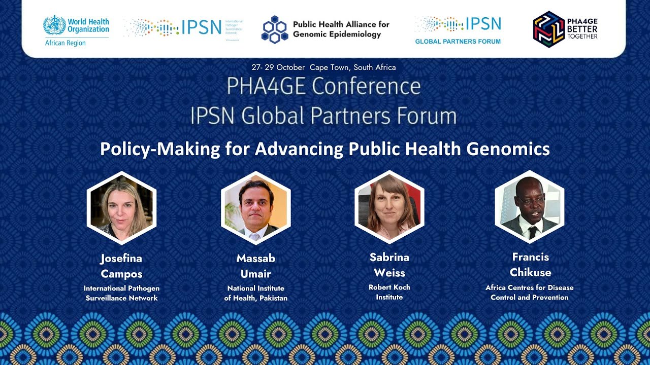 Policy-Making for Advancing Public Health Genomics | PHA4GE Conference – IPSN Global Partners Forum