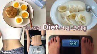 I lost 7.3kg(11.3lbs) 5 days diet challenge | Diet vlog