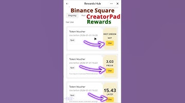 Binance Square CreatorPad Rewards | How to Check Your Rewards Hub | Token Vouchers | 3 October 2025