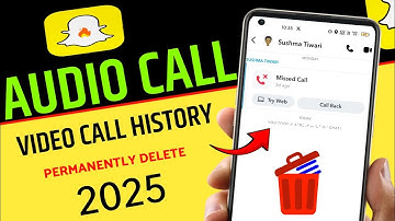 How To Delete Call History In Snapchat | Snapchat ki call History kaise Delete kare 
