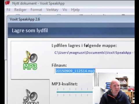 Slik lager du en lydbok av en PDF