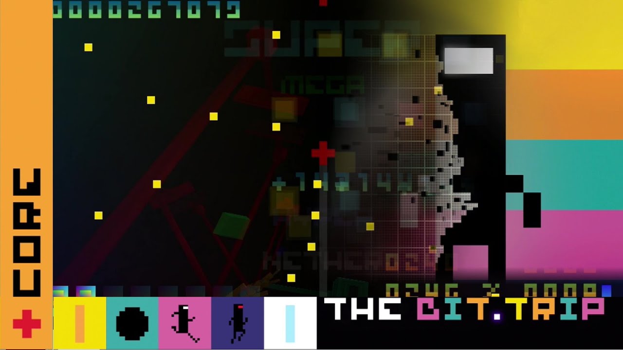 Can't Speak! Rhythm too Hard! Bit.Trip Core (Control Hard Difficulty) | The Bit.Trip