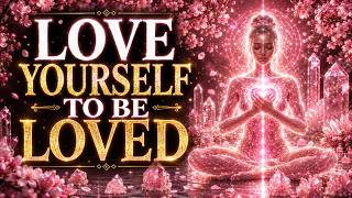Self Love Meditation 528Hz + 639Hz | Rose Quartz Heart Chakra Healing & Emotional Healing screenshot 5