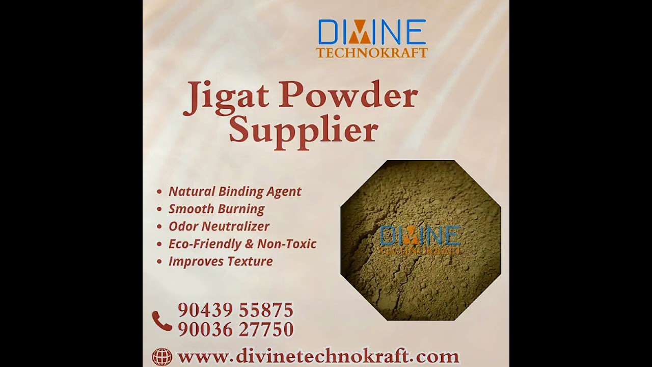 Jigat powder supplier - Divine Technokraft is a leading supplier of high-quality jigat powder.