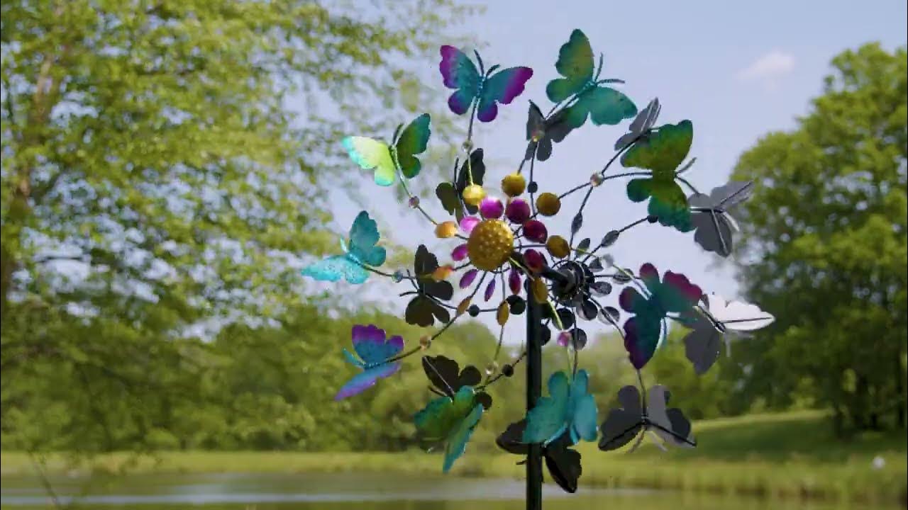 75inch Butterfly Garden Wind Spinner (47M5053) YouTube