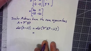 Linear Algebra 5.2.2 Similar Matrices