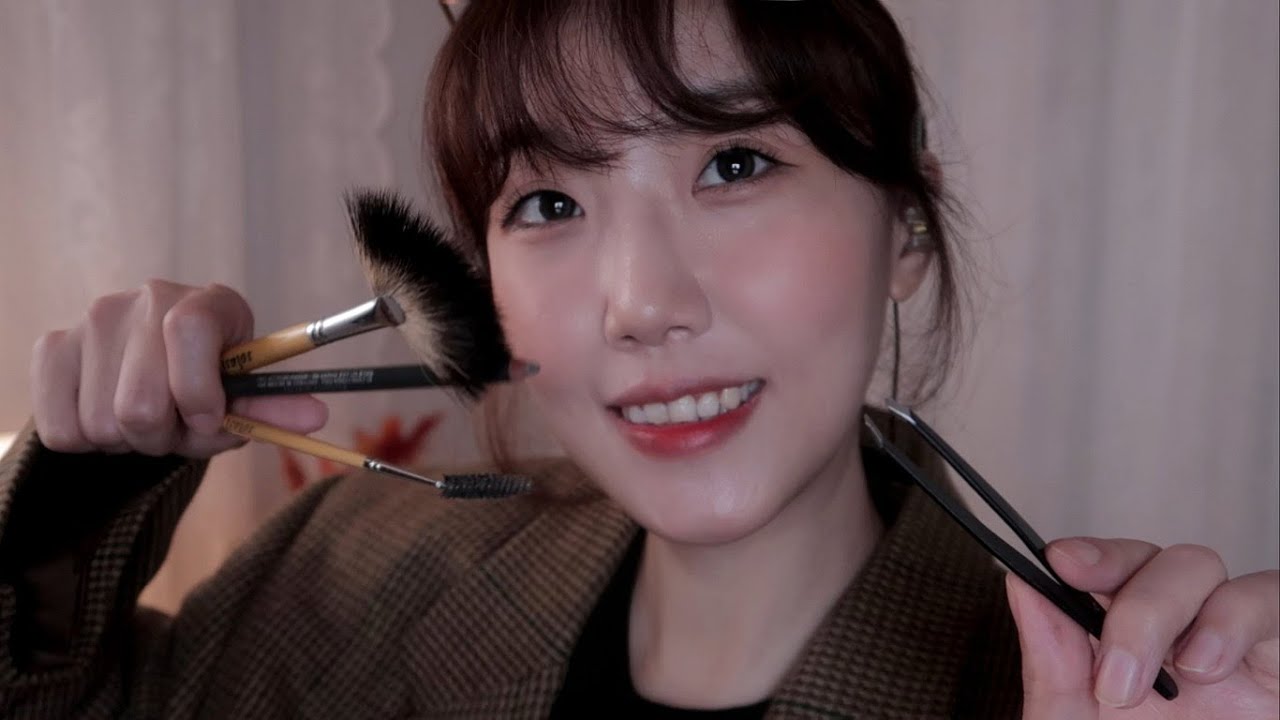 ASMR 복고 눈썹 정리 가게 상황극 Retro eyebrow shop RP