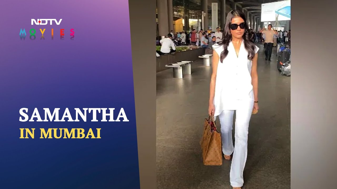 Airport Spotting: Samantha Ruth Prabhu Checks Into Mumbai 