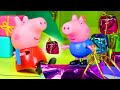 Peppa Pig at the Christmas Market | Peppa Pig Stop Motion | Peppa Pig Toys | Toys fir Kids
