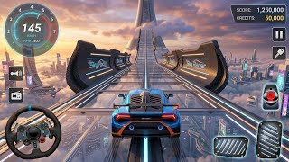 Impossible Mega Ramp Car Stunt Challenge - Extreme GT Racing 3D: Android Gameplay #1 screenshot 3