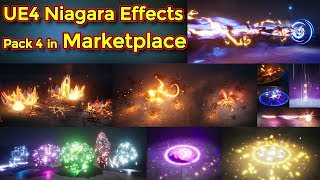 Unreal Engine Niagara Effects pack 04 in Marketplace