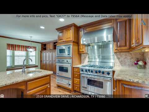 2518 Grandview Drive, Richardson, TX home video tour