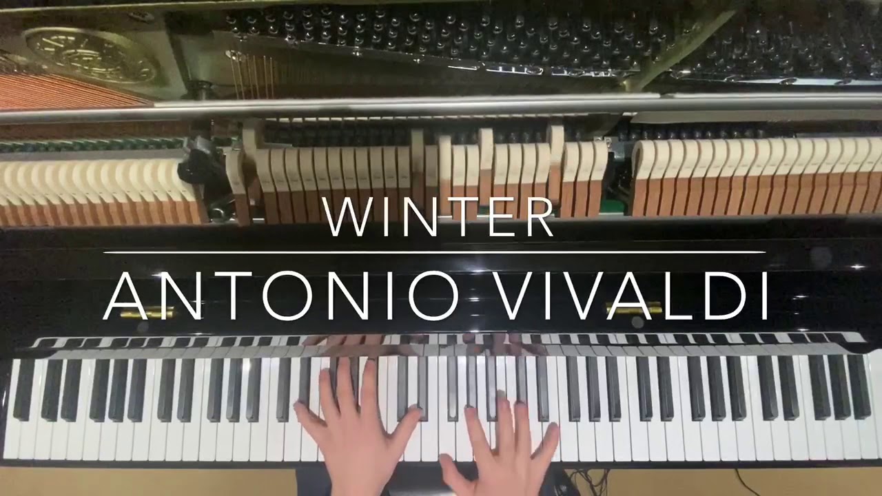 vivaldi winter piano vivaldi winter piano