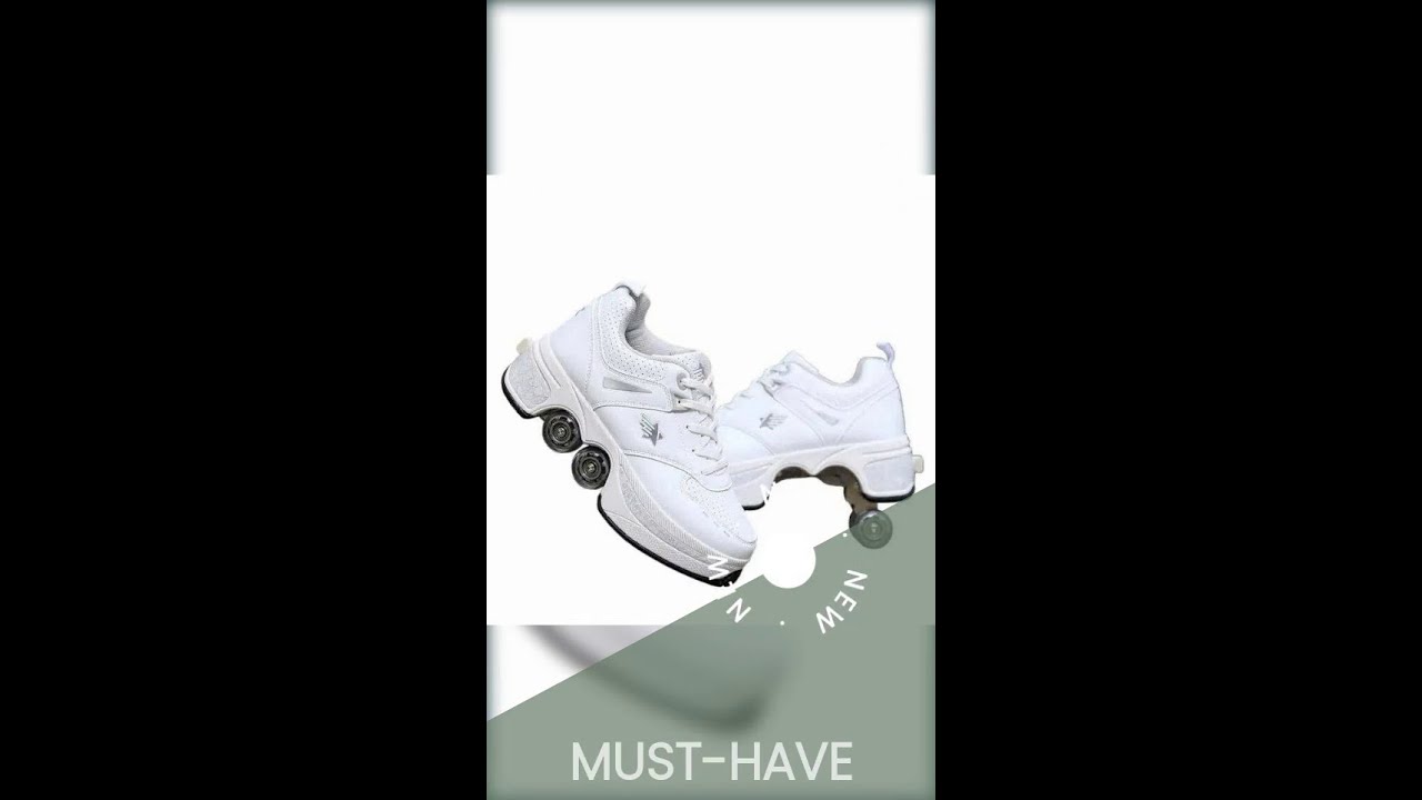 🛼 Leather Kids Four Wheels Roller Skate Shoes | Stylish, Durable, and Fun 🌟