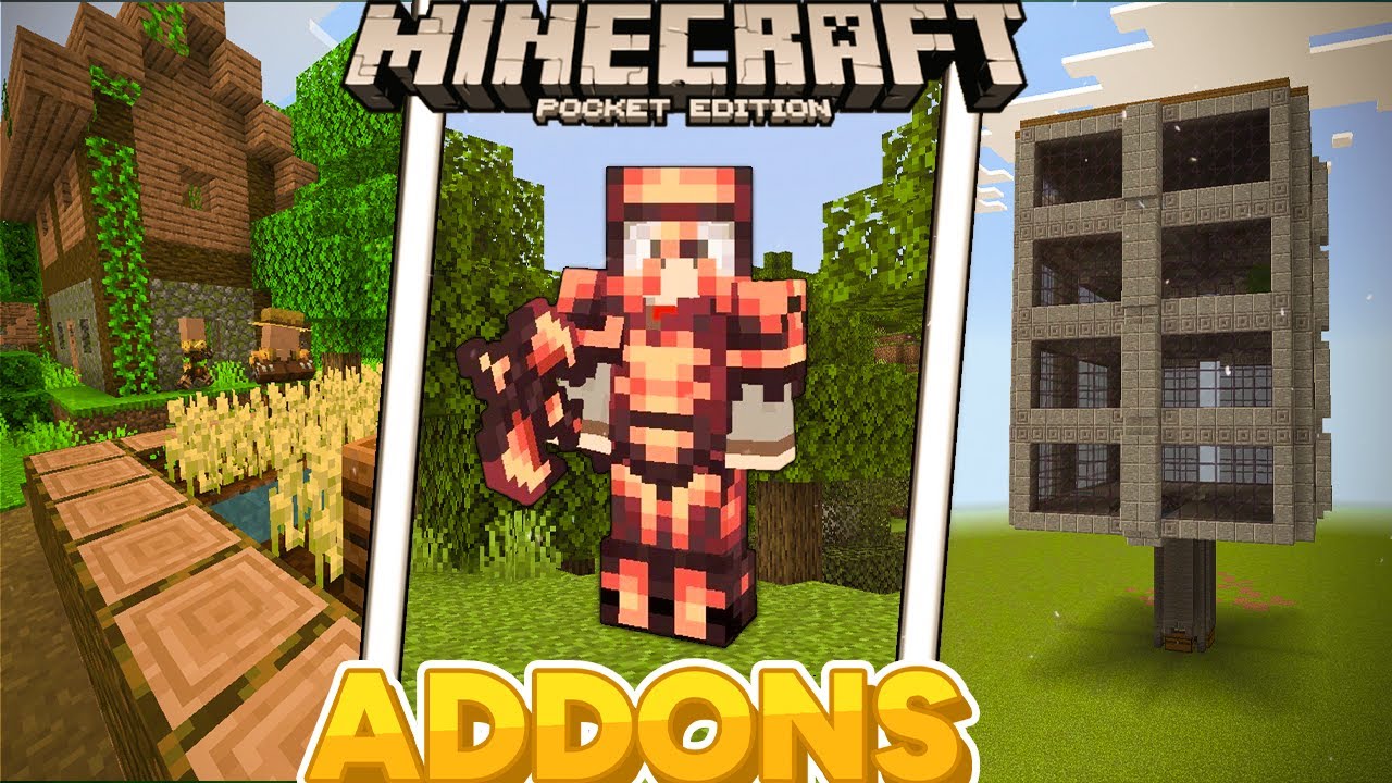 😮Los 4 addons más increíbles para Minecraft PE/Bedrock 1.21.124 - YouTube
