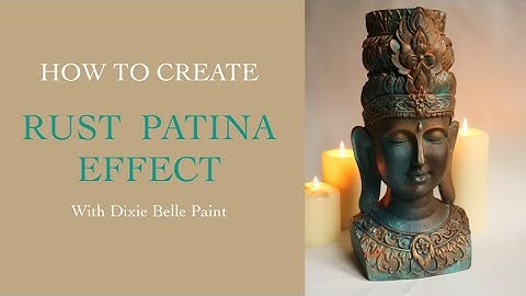 How to create rust patina effect with paint | SISTERHOOD FURNITURE