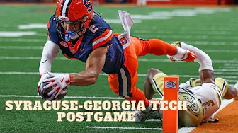 Syracuse football beats Georgia Tech in game Fran Brown "took very personal" thumbnail