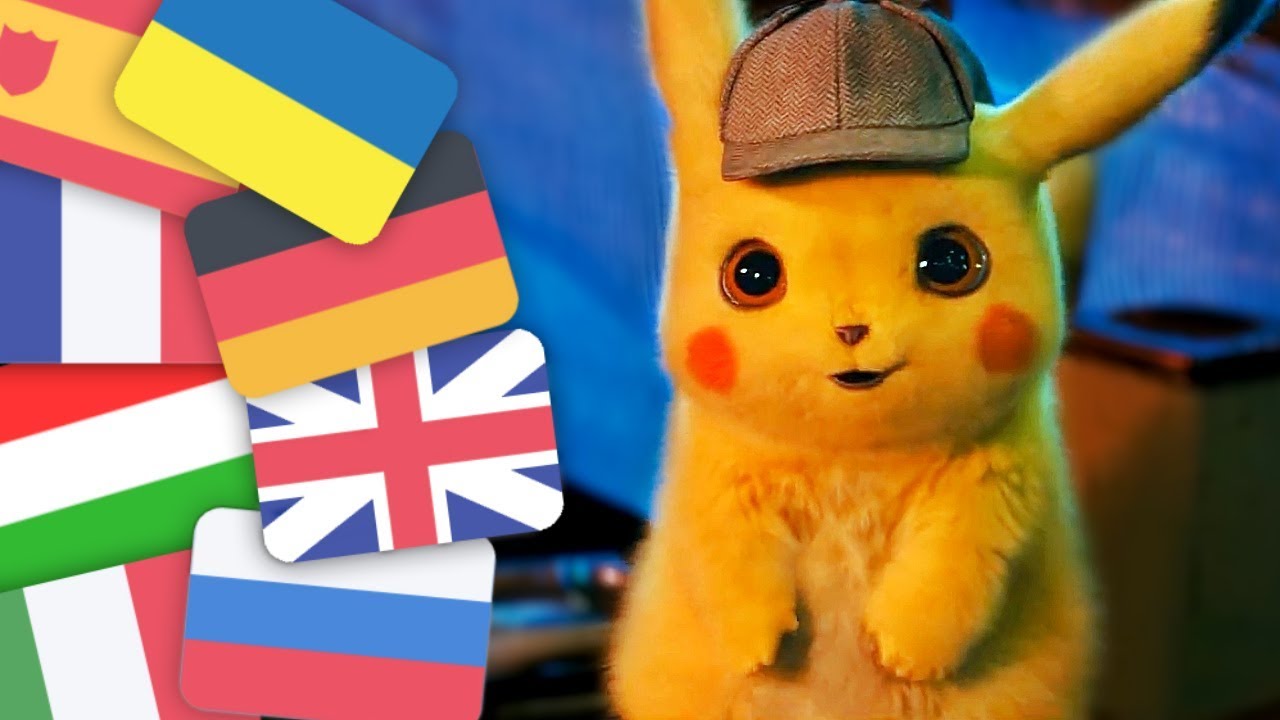 POKEMON Detective Pikachu Trailer In Various Languages  YouTube