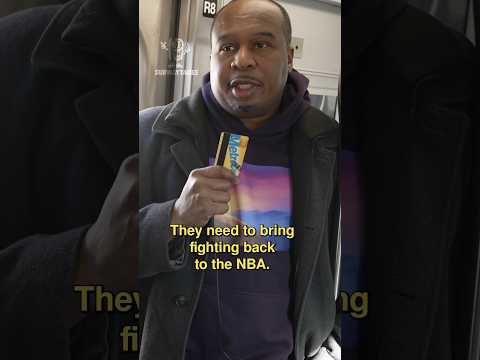 They need to bring FIGHTING back to the NBA!! #nyc #opinions #funny #funnyinterview #nba