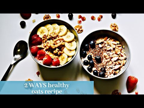 How to cook Tasty Oats 2ways |Healthy Breakfast Recipe |Chia seeds oats |Flax seeds| Belly UpCooking