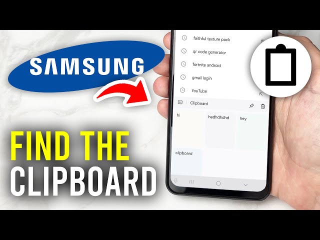 Clipboard Icon On Samsung Phone