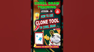 How To Use Clone Tool In Coreldraw | Duplicate And Clone in CorelDraw | How to Rotate Clone Stamp