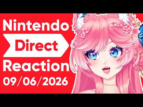 Vtuber Reacts To Nintendo Direct (9/6/26) | Leahkitties Reacts
