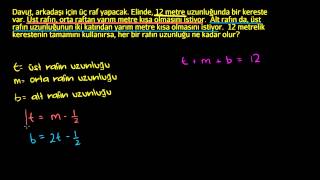 Denklem Sistemlerinin Yerine Koyma Yöntemiyle Çözümü: Raflar (Cebir)