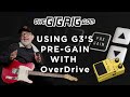 Control your overdrive  distortion with the gigrig g3 pre gain