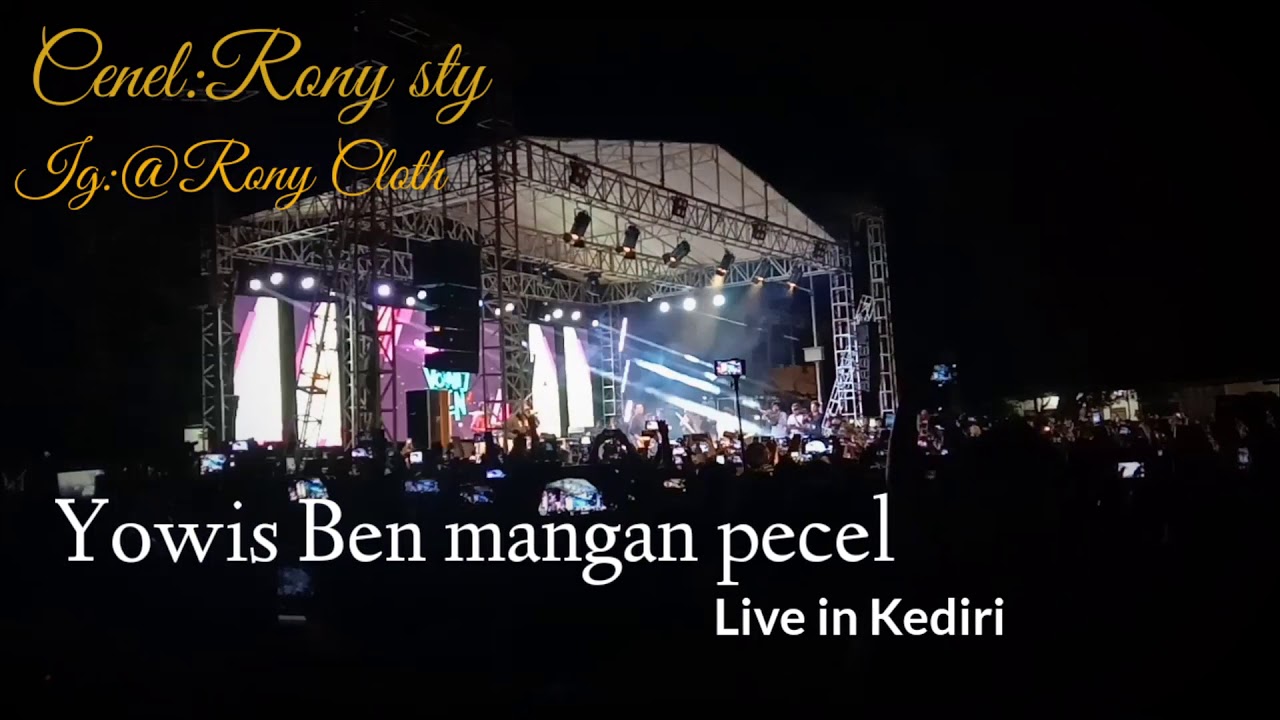 Yowis Ben-Mangan pecel (live in kediri)