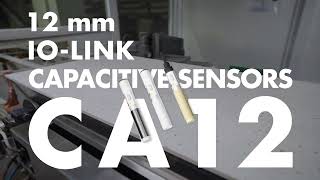Smart M12 Capacitive Proximity Sensors with IO-Link Communications