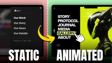 Maak dit GEWELDIGE geanimeerde zijmenu (Elementor + CSS)